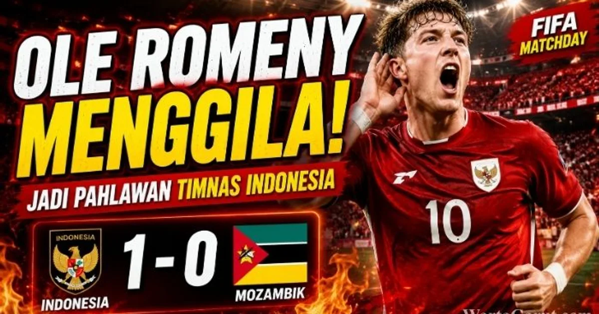 Garuda Menang Beruntun, Timnas Indonesia Tekuk Mozambik 1-0 di SUGBK